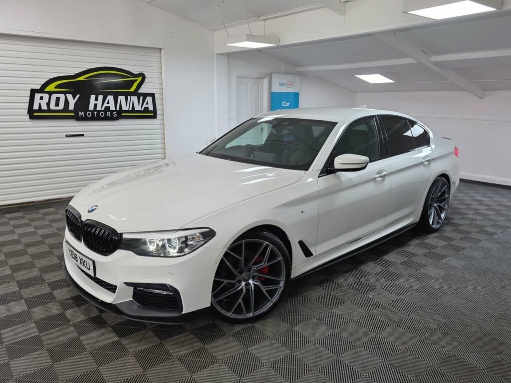 BMW 5 Series 2.0 520D M Sport Saloon Xdrive Eur White