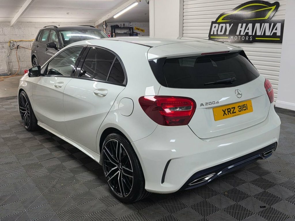 Mercedes-Benz A Class 2.1 A200d Amg Line Hatchback Eur XRZ3151 White #4