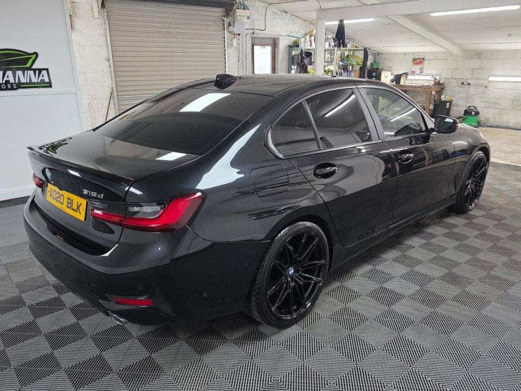 BMW 3 Series 2.0 318D Se Saloon Euro 6 S S 1 AO20BLK Black #6