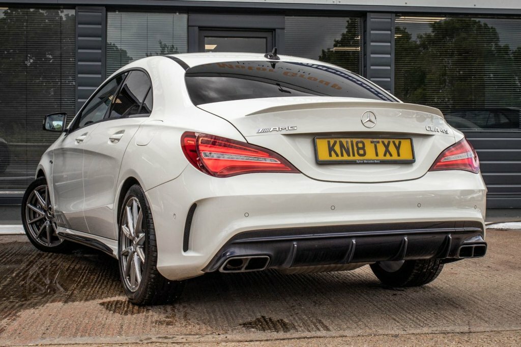 Mercedes-Benz CLA Class 2L Amg White #5