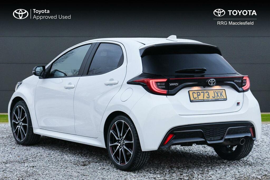 Toyota Yaris 1.5 Vvt-h Gr Sport E-cvt Euro 6 Ss CP73JXK White #4