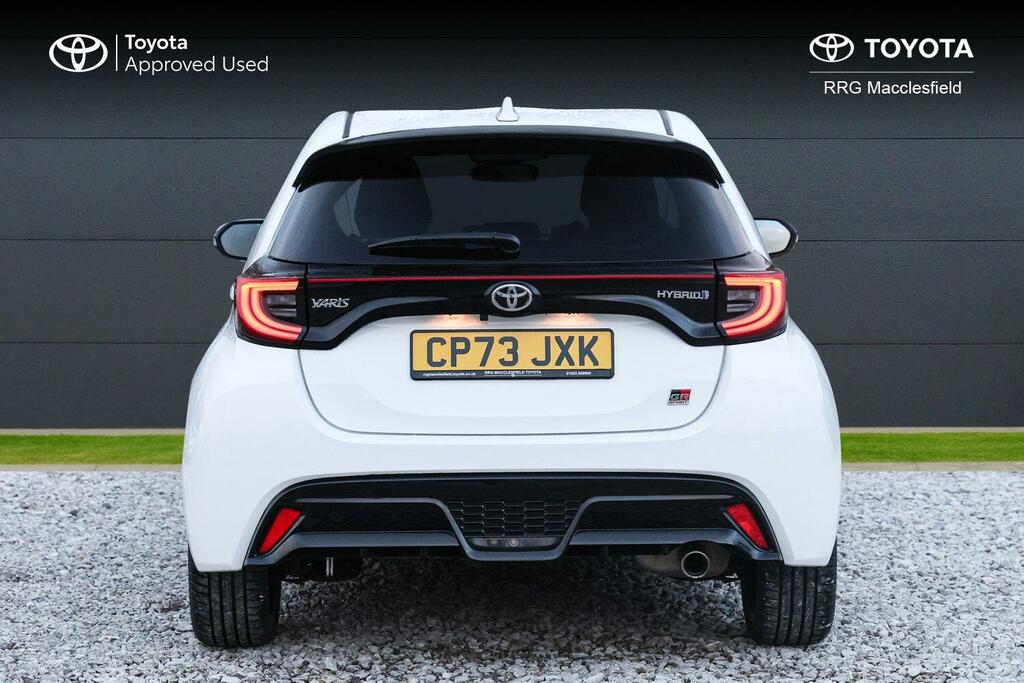 Toyota Yaris 1.5 Vvt-h Gr Sport E-cvt Euro 6 Ss CP73JXK White #6