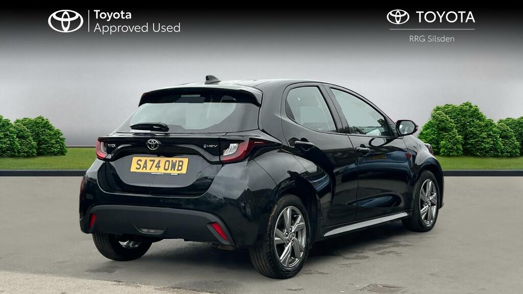Toyota Yaris 1.5 Vvt-h Icon E-cvt Euro 6 Ss SA74OWB Black #2
