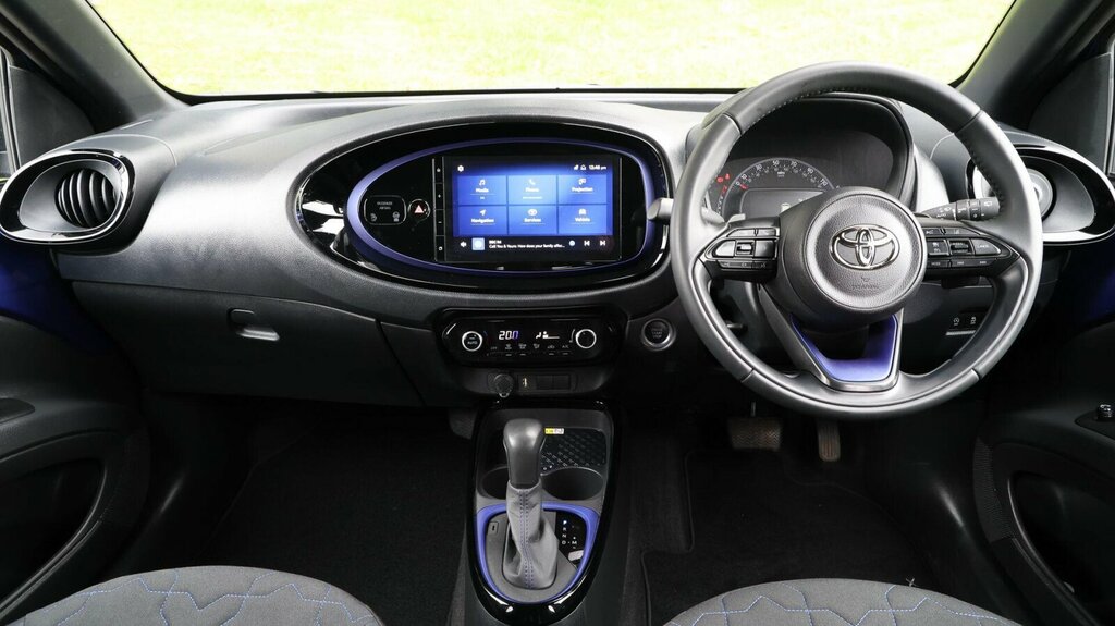 Toyota Aygo X 1.0 Vvt-i Exclusive X-shift Euro 6 Ss MJ72TZP Blue #6