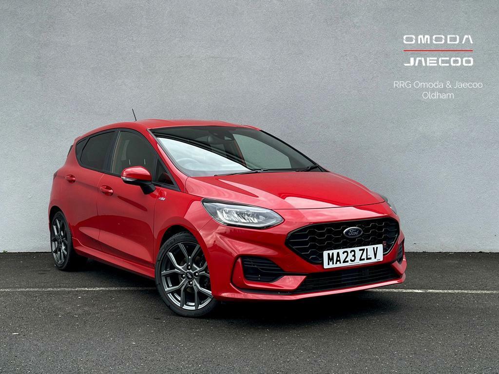 Ford Fiesta 1.0T Ecoboost St-line Euro 6 Ss Red