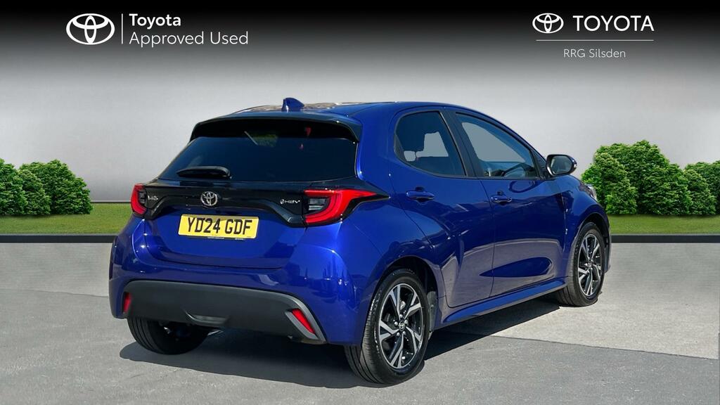 Toyota Yaris 1.5 Vvt-h Design E-cvt Euro 6 Ss YD24GDF Blue #2