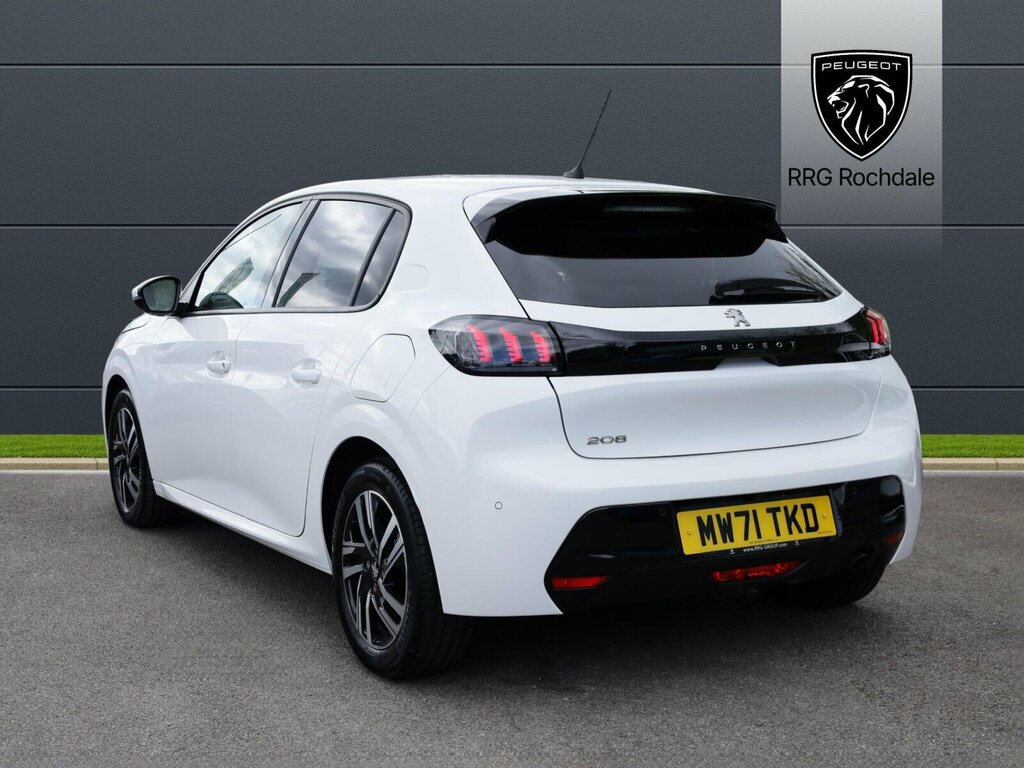 Peugeot 208 1.2 Puretech Allure Premium Euro 6 Ss MW71TKD White #3