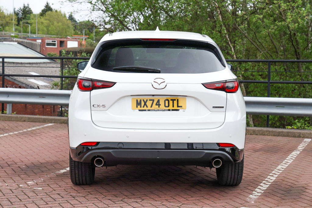 Mazda CX-5 2.0 E-skyactiv G Mhev Homura MX74OTL White #5