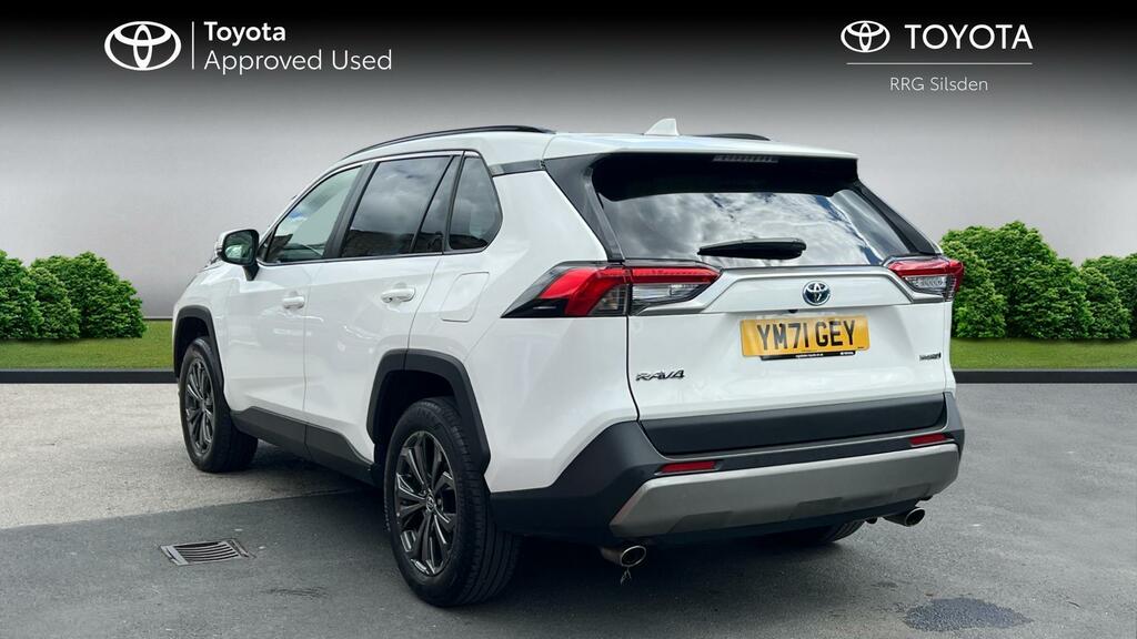 Toyota Rav 4 2.5 Vvt-h Design Cvt Euro 6 Ss YM71GEY White #4