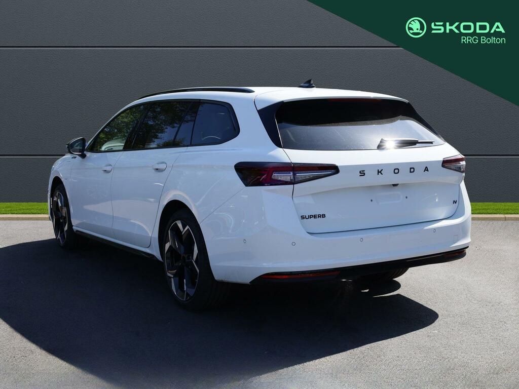 Skoda Superb 1.5 Tsi Iv 25.7Kwh Sportline Dsg Euro 6 Ss White #4