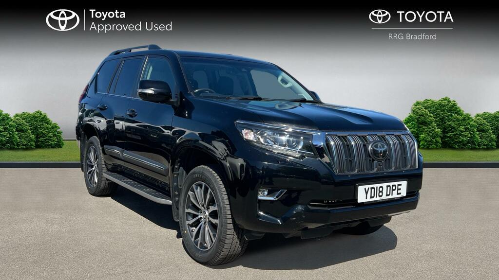 Toyota Land Cruiser 2.8D Invincible 4Wd Euro 6 7 Seat Black