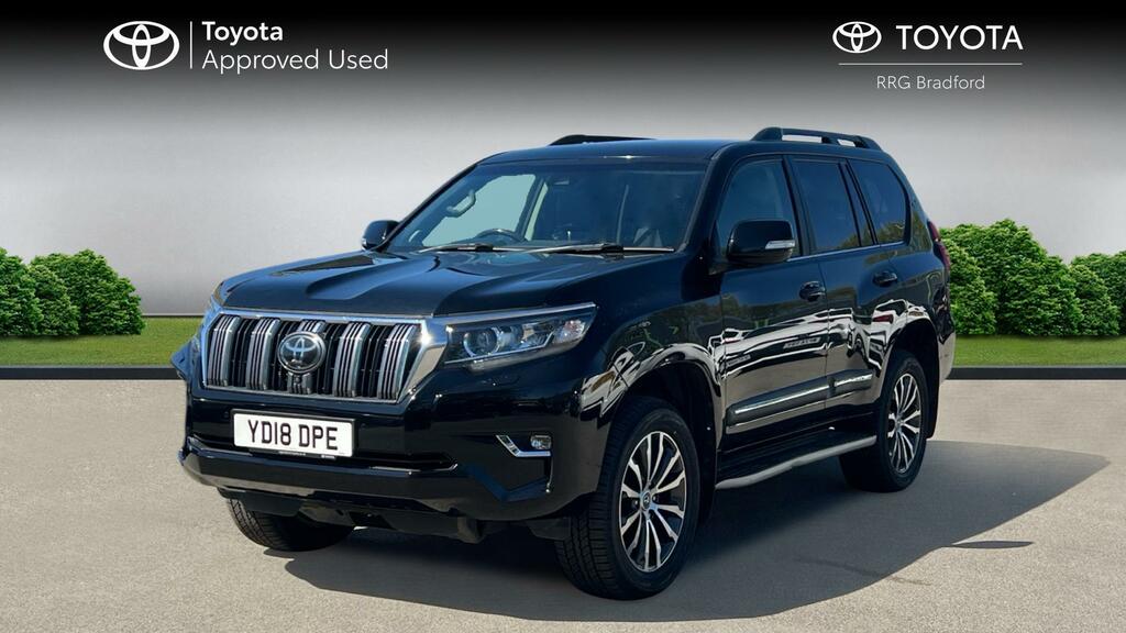Toyota Land Cruiser 2.8D Invincible 4Wd Euro 6 7 Seat Black #3