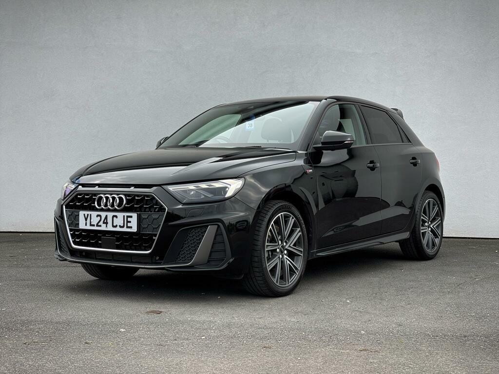 Audi A1 1.0 Tfsi 30 S Line Sportback S Tronic Euro 6 Ss YL24CJE Black #3