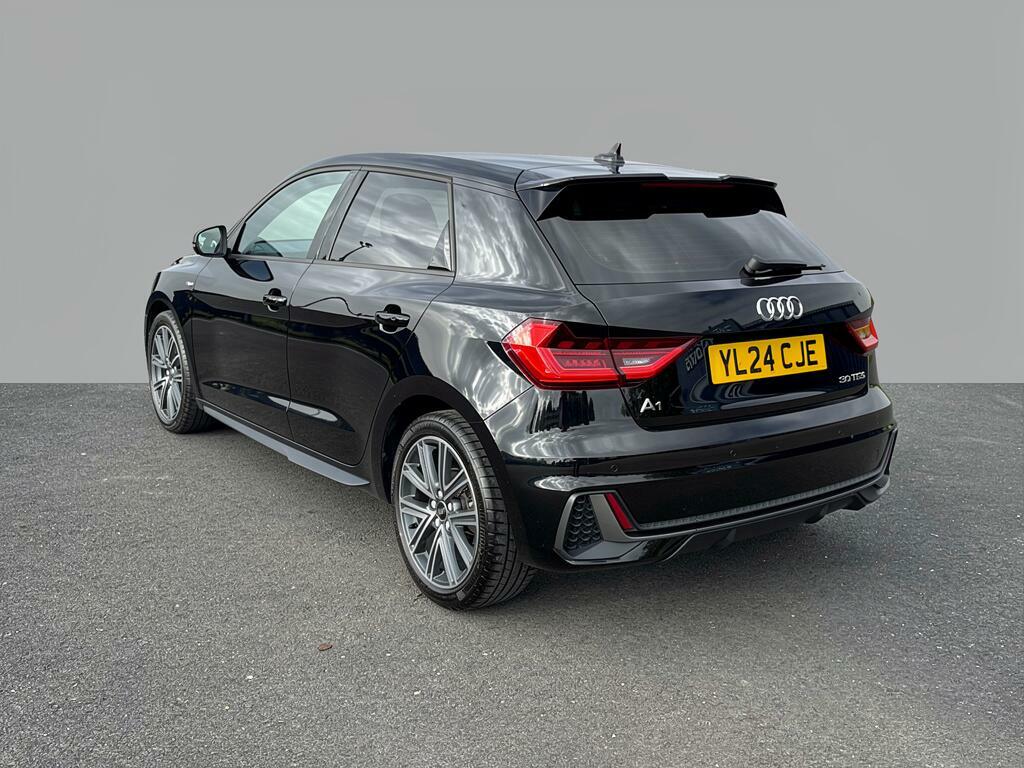 Audi A1 1.0 Tfsi 30 S Line Sportback S Tronic Euro 6 Ss YL24CJE Black #6