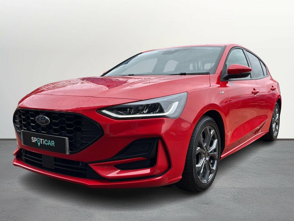 Ford Focus 1.0T Ecoboost St-line Hatchback WR73DPF Red #2