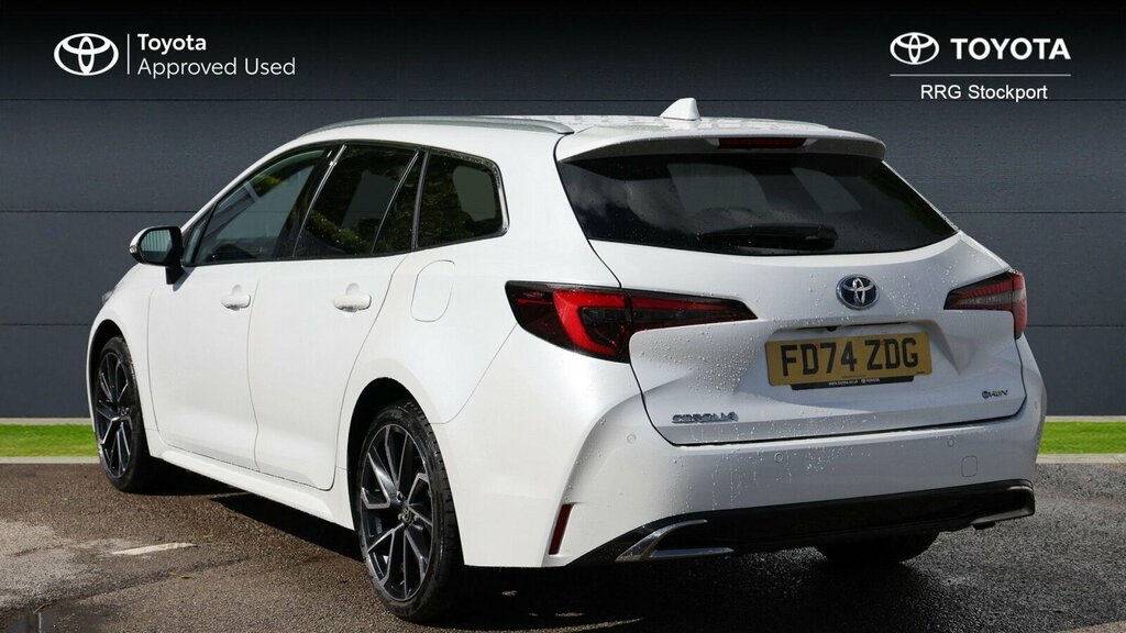 Toyota Corolla 2.0 Vvt-h Excel Touring Sports Cvt Euro 6 Ss FD74ZDG White #4
