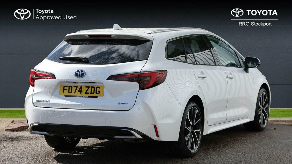 Toyota Corolla 2.0 Vvt-h Excel Touring Sports Cvt Euro 6 Ss FD74ZDG White #2