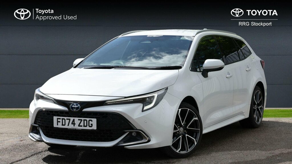 Toyota Corolla 2.0 Vvt-h Excel Touring Sports Cvt Euro 6 Ss FD74ZDG White #3