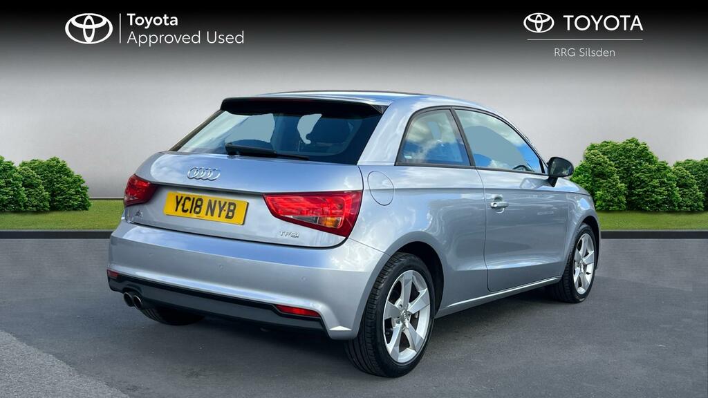 Audi A1 1.4 Tfsi Sport S Tronic Euro 6 Ss Nav YC18NYB Silver #2