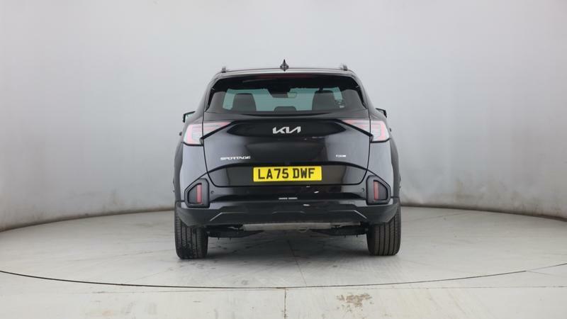 Kia Sportage 1.6 T-gdi Hev Gt-line S LA75DWF Black #4