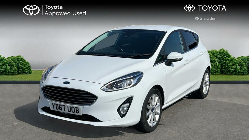 Ford Fiesta 1.0T Ecoboost Titanium Euro 6 Ss YD67UOB White #3