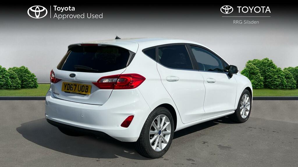 Ford Fiesta 1.0T Ecoboost Titanium Euro 6 Ss YD67UOB White #2