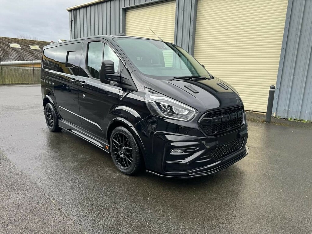Ford Transit Custom Panel Van 2.0 Transit Custom Gt Crew Van 300 L1 2. Black