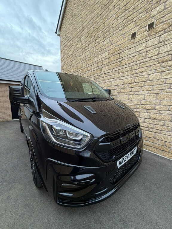 Ford Transit Custom Panel Van 2.0 Transit Custom Gt Crew Van 300 L1 2. WR24NMF Black #2