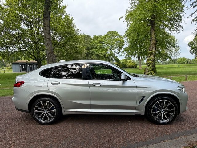 BMW X4 2019 2.0 20D M Sport Suv Xdrive Eu YB69JMX Silver #2