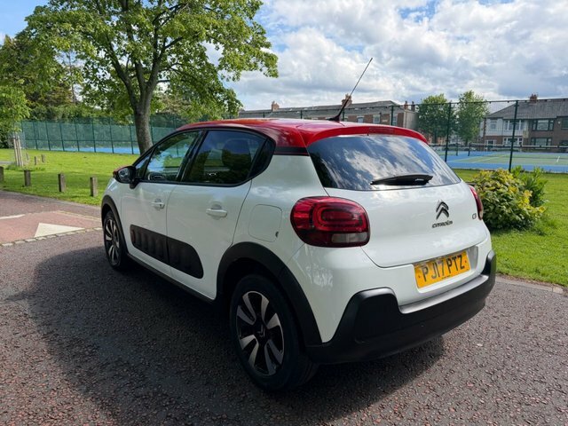 Citroen C3 2017 1.2 Puretech Flair Hatchback Manua PJ17PTZ White #4