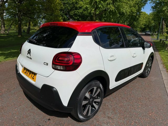 Citroen C3 2017 1.2 Puretech Flair Hatchback Manua PJ17PTZ White #3