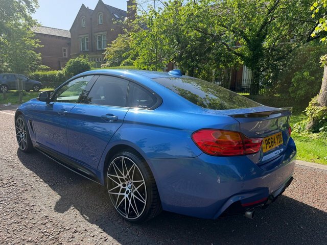 BMW 4 Series Gran Coupe 2014 2.0 420D M Sport Hatchback PE64YDG Blue #5