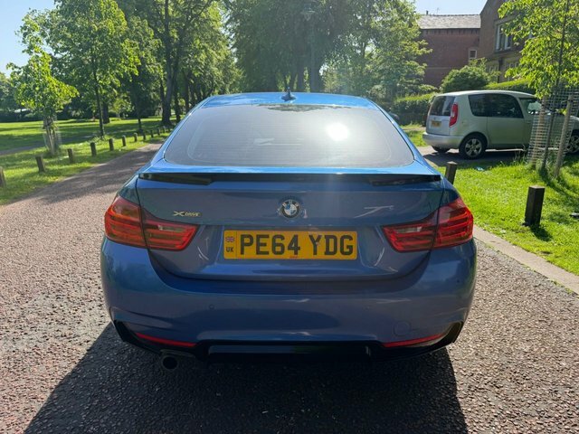 BMW 4 Series Gran Coupe 2014 2.0 420D M Sport Hatchback PE64YDG Blue #4