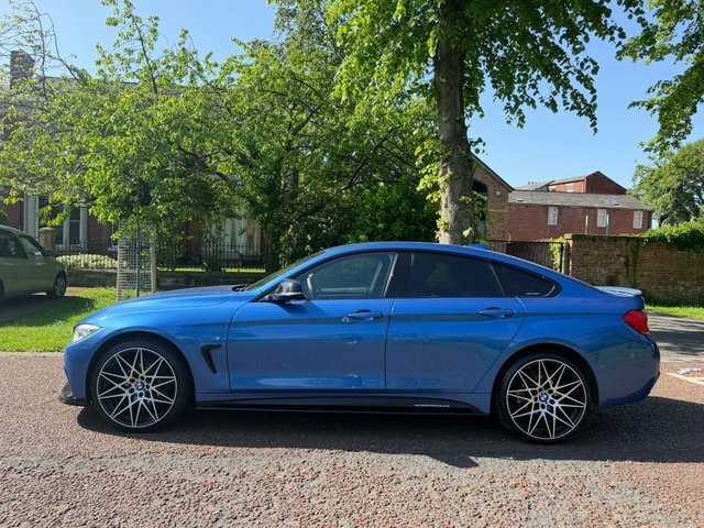 BMW 4 Series Gran Coupe 2014 2.0 420D M Sport Hatchback PE64YDG Blue #6