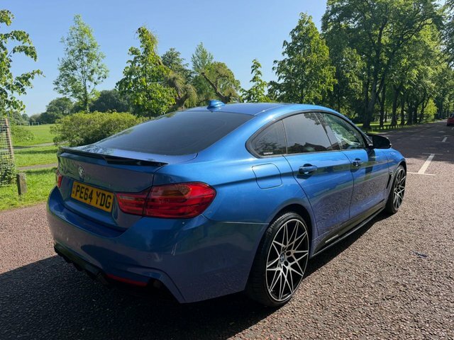 BMW 4 Series Gran Coupe 2014 2.0 420D M Sport Hatchback PE64YDG Blue #3