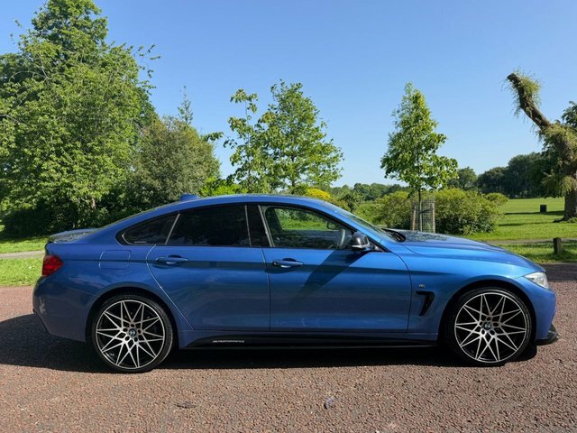 BMW 4 Series Gran Coupe 2014 2.0 420D M Sport Hatchback PE64YDG Blue #2