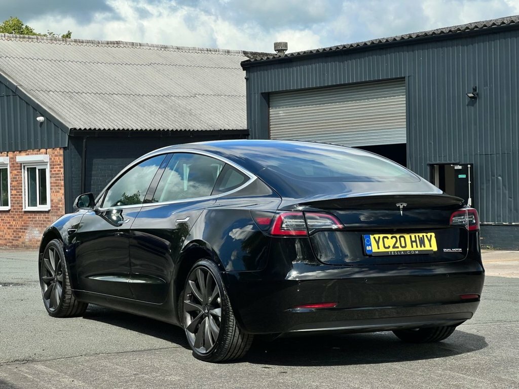 Tesla Model 3 Saloon YC20HWY Black #2