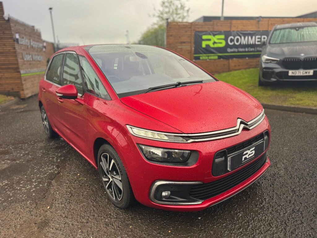 Citroen C4 Picasso 1.6 Bluehdi Feel Eat6 Euro 6 Ss KM66HYU Red #6