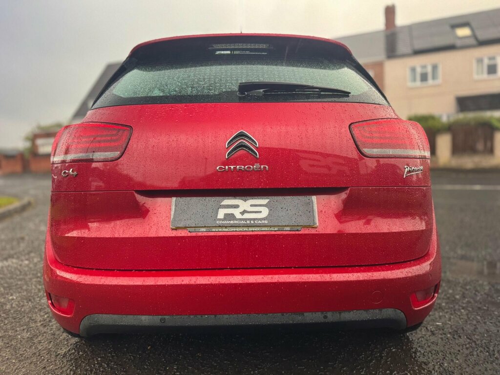 Citroen C4 Picasso 1.6 Bluehdi Feel Eat6 Euro 6 Ss KM66HYU Red #3