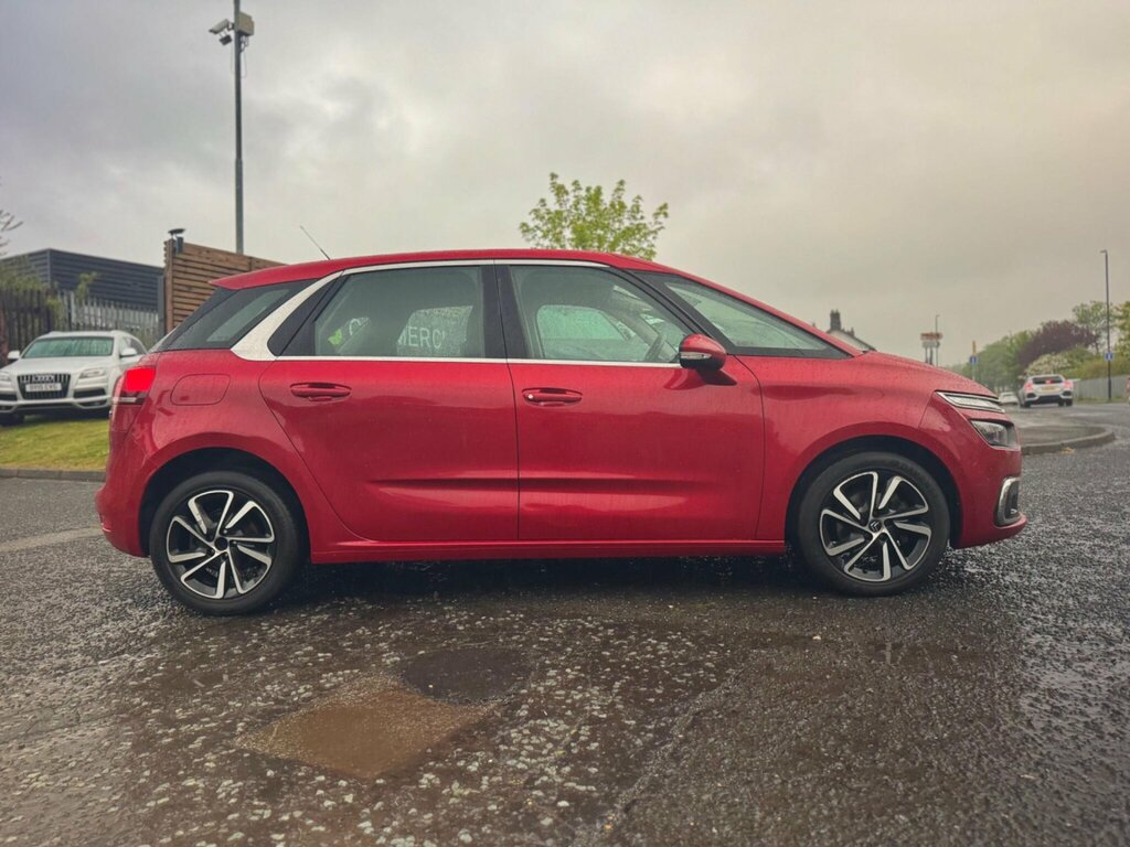 Citroen C4 Picasso 1.6 Bluehdi Feel Eat6 Euro 6 Ss KM66HYU Red #5