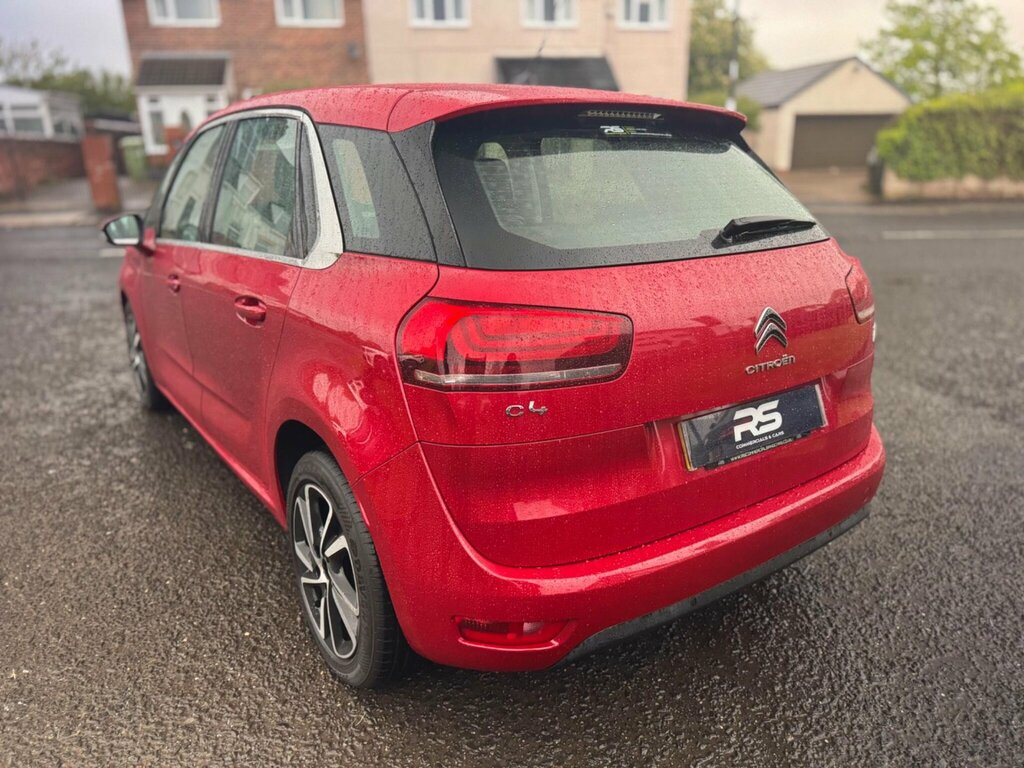 Citroen C4 Picasso 1.6 Bluehdi Feel Eat6 Euro 6 Ss KM66HYU Red #2