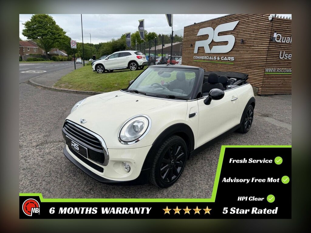 Mini Convertible 1.5 Cooper Euro 6 Ss White