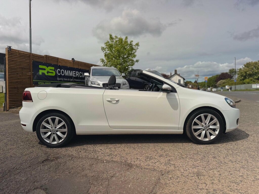 Volkswagen Golf 1.6 Tdi Bluemotion Tech Se Cabriolet Euro 5 Ss White #4