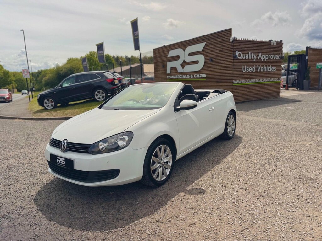 Volkswagen Golf 1.6 Tdi Bluemotion Tech Se Cabriolet Euro 5 Ss White #2