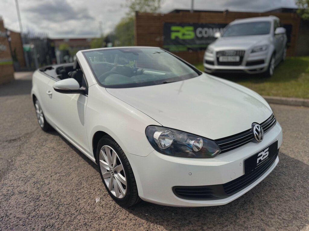 Volkswagen Golf 1.6 Tdi Bluemotion Tech Se Cabriolet Euro 5 Ss White #3