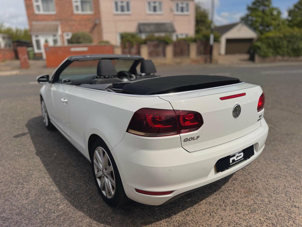 Volkswagen Golf 1.6 Tdi Bluemotion Tech Se Cabriolet Euro 5 Ss White #6