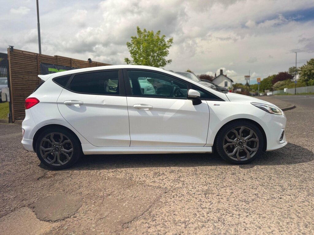 Ford Fiesta 1.0T Ecoboost St-line Euro 6 Ss DW03GGG White #6