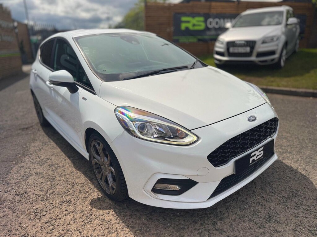Ford Fiesta 1.0T Ecoboost St-line Euro 6 Ss DW03GGG White #2