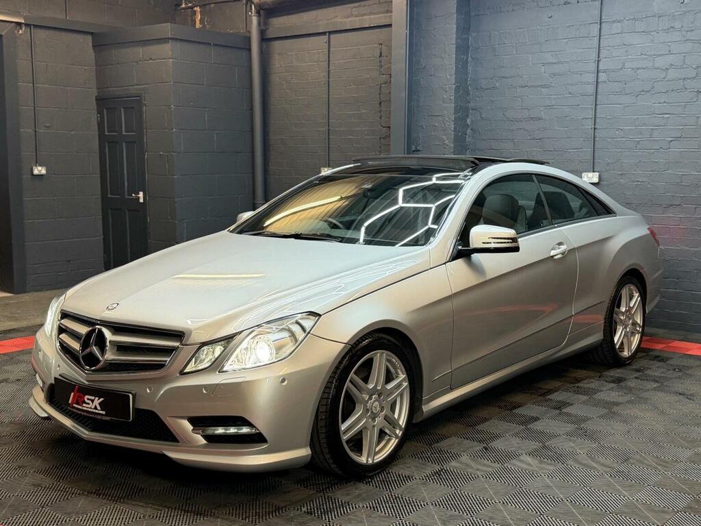 Mercedes-Benz E Class Coupe 3.0 E350 Cdi V6 Blueefficiency Sport G-troni Silver #4