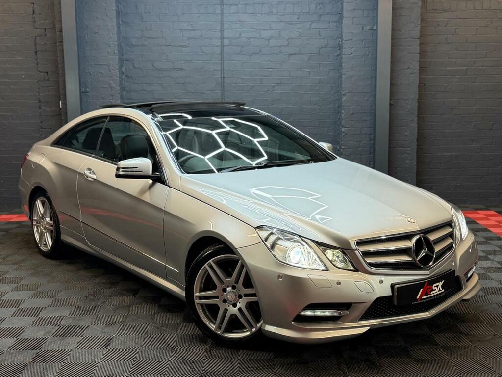 Mercedes-Benz E Class Coupe 3.0 E350 Cdi V6 Blueefficiency Sport G-troni Silver